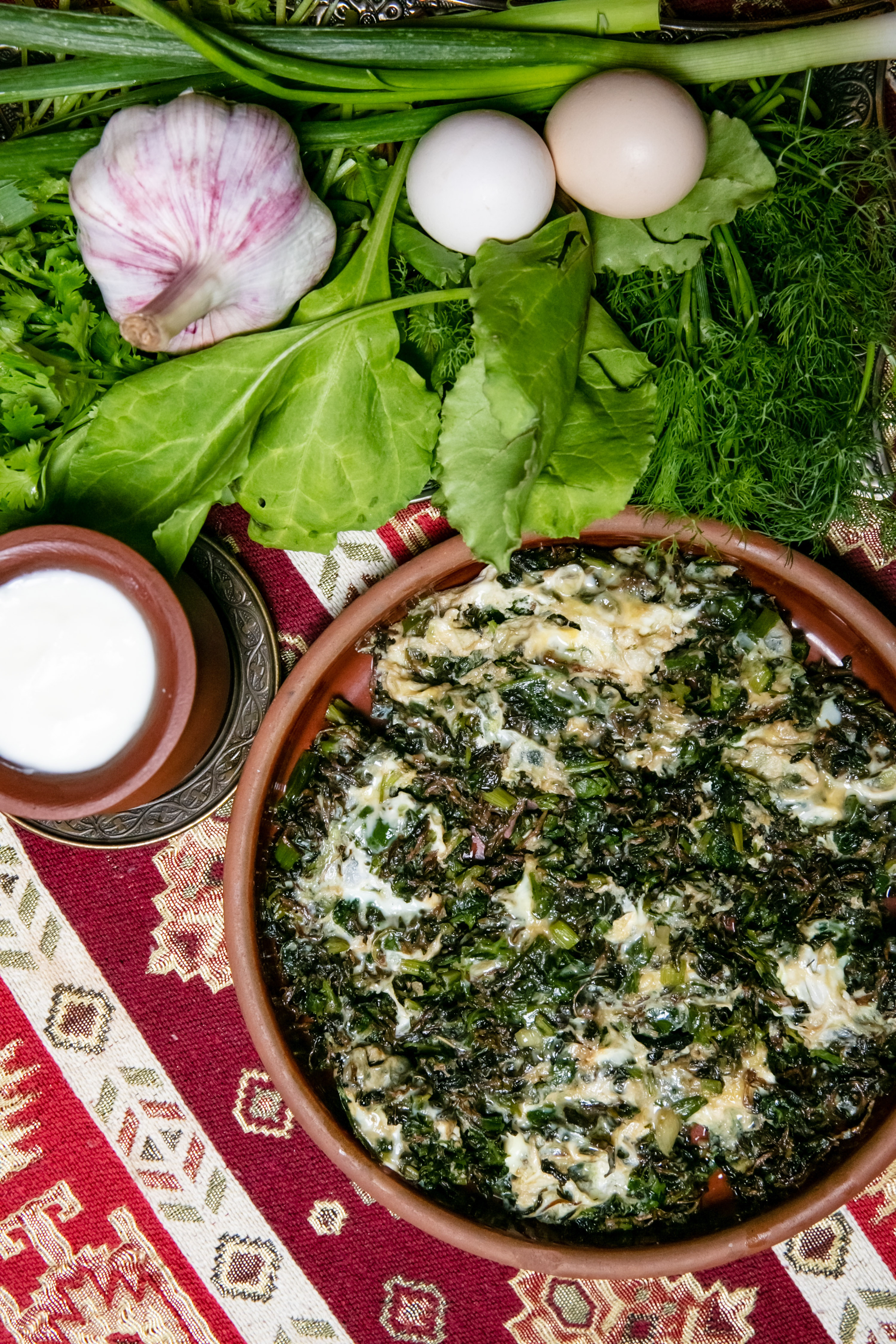 Velvety Egyptian Molokhia with Rabbit and Lemon