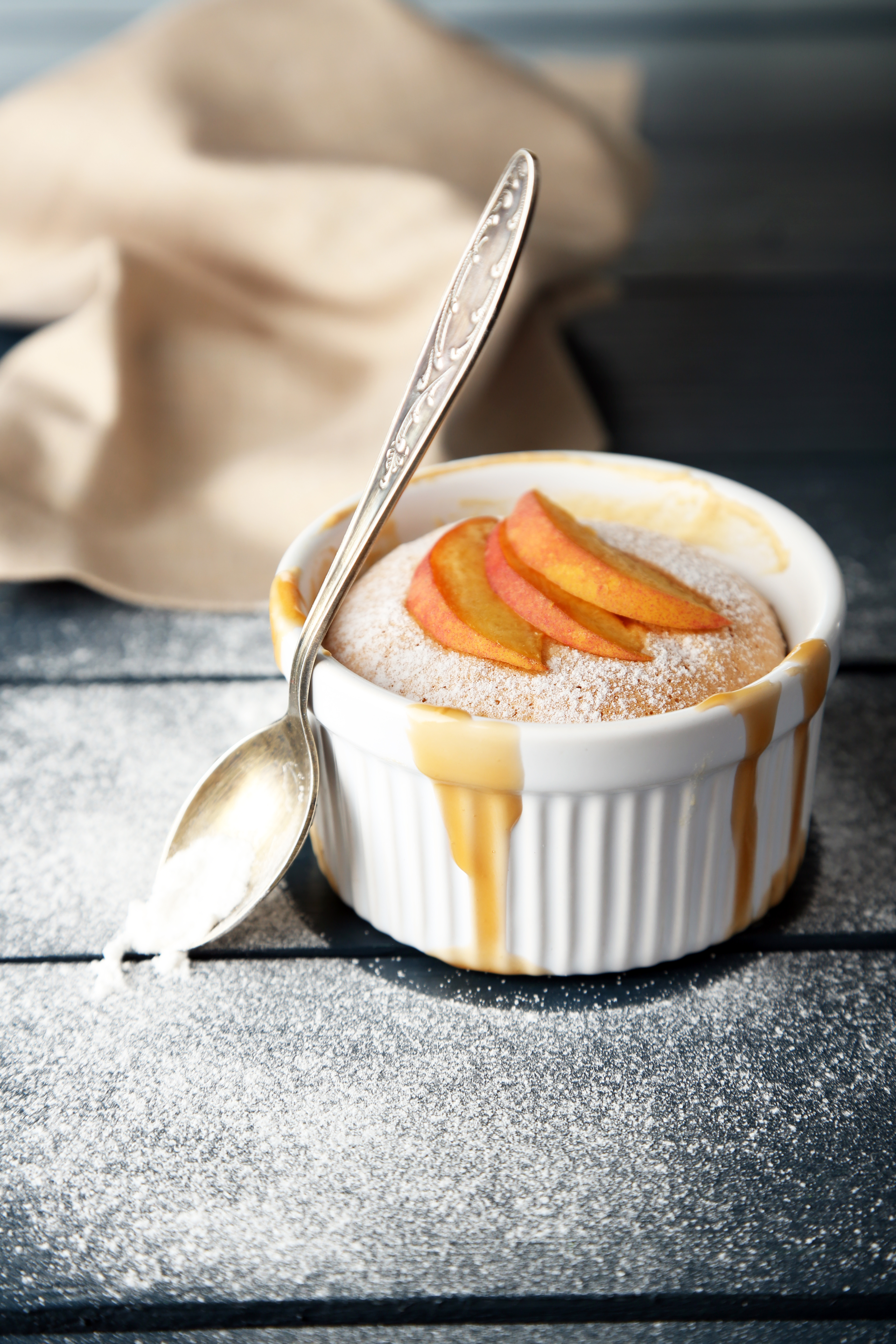 Velvety French Pot de Crème with Caramel Sauce