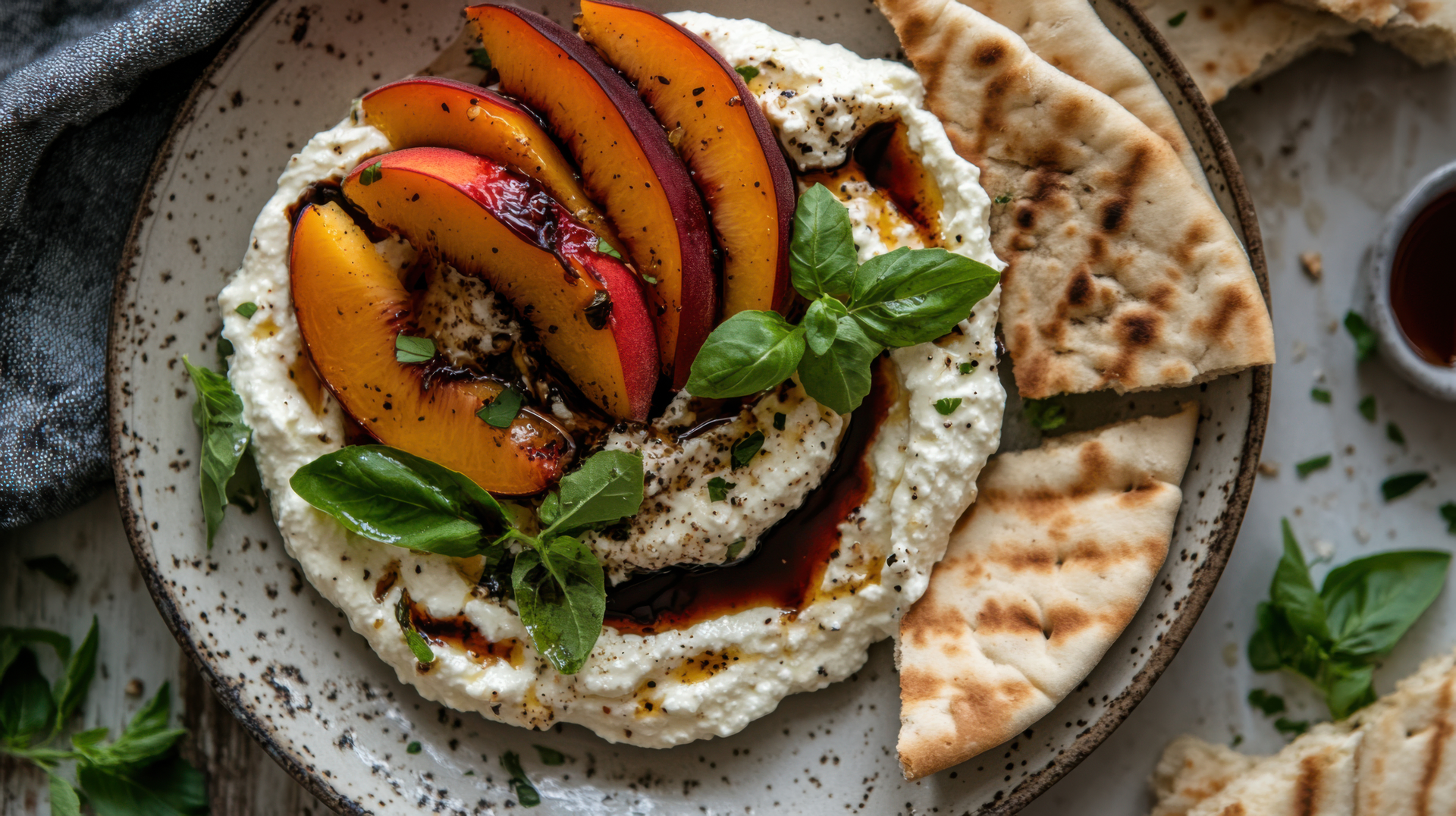 Vibrant Israeli Sabich Pita with Pickled Mango and Hummus