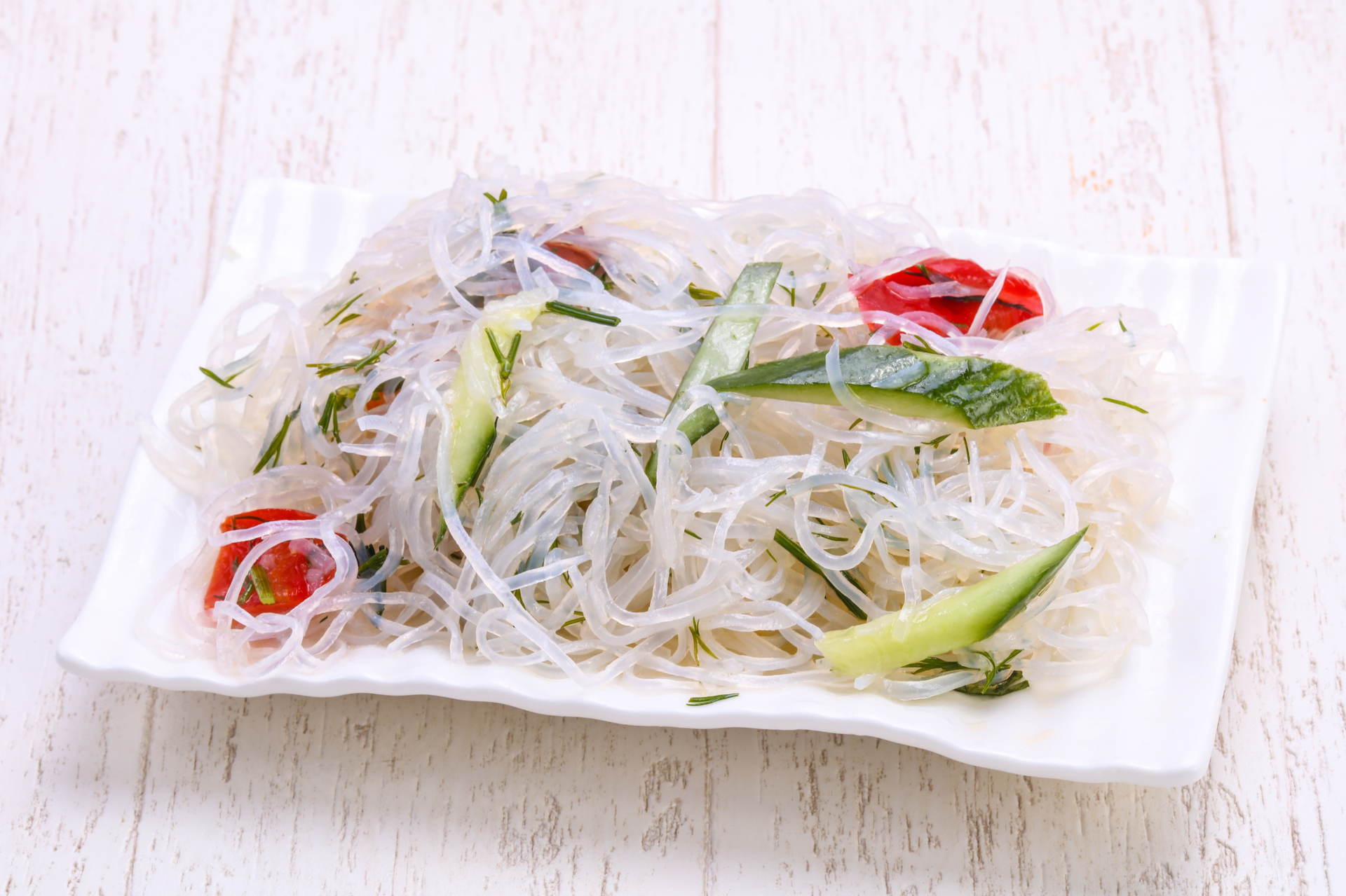 Vietnamese Glass Noodle Salad with Lime and Peanuts