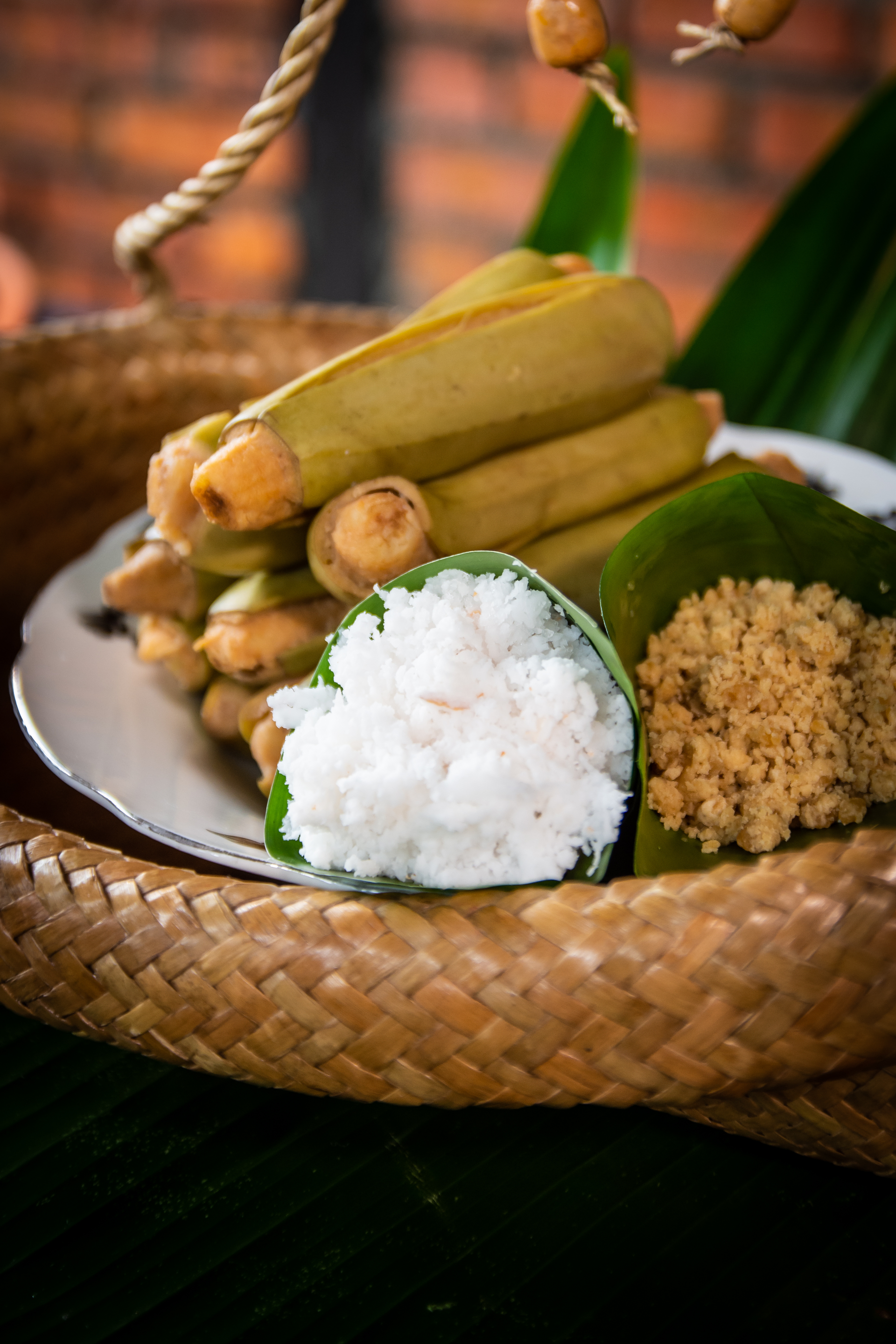 Vietnamese Jackfruit Sticky Rice with Pandan