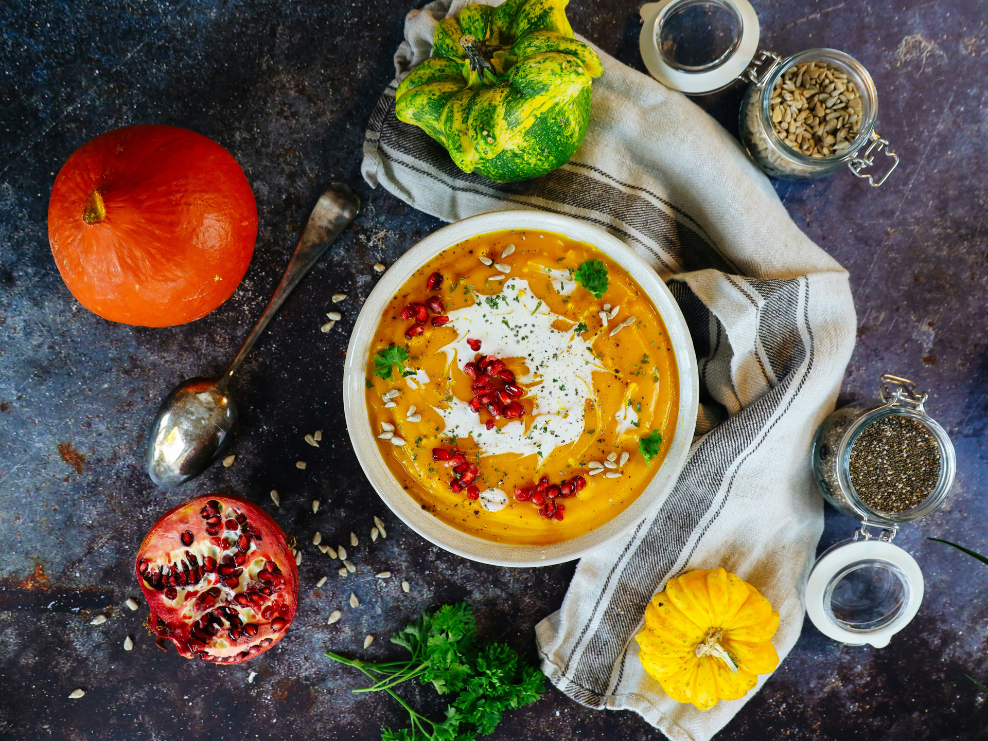 Zesty Armenian Lentil Soup with Sumac and Fresh Herbs
