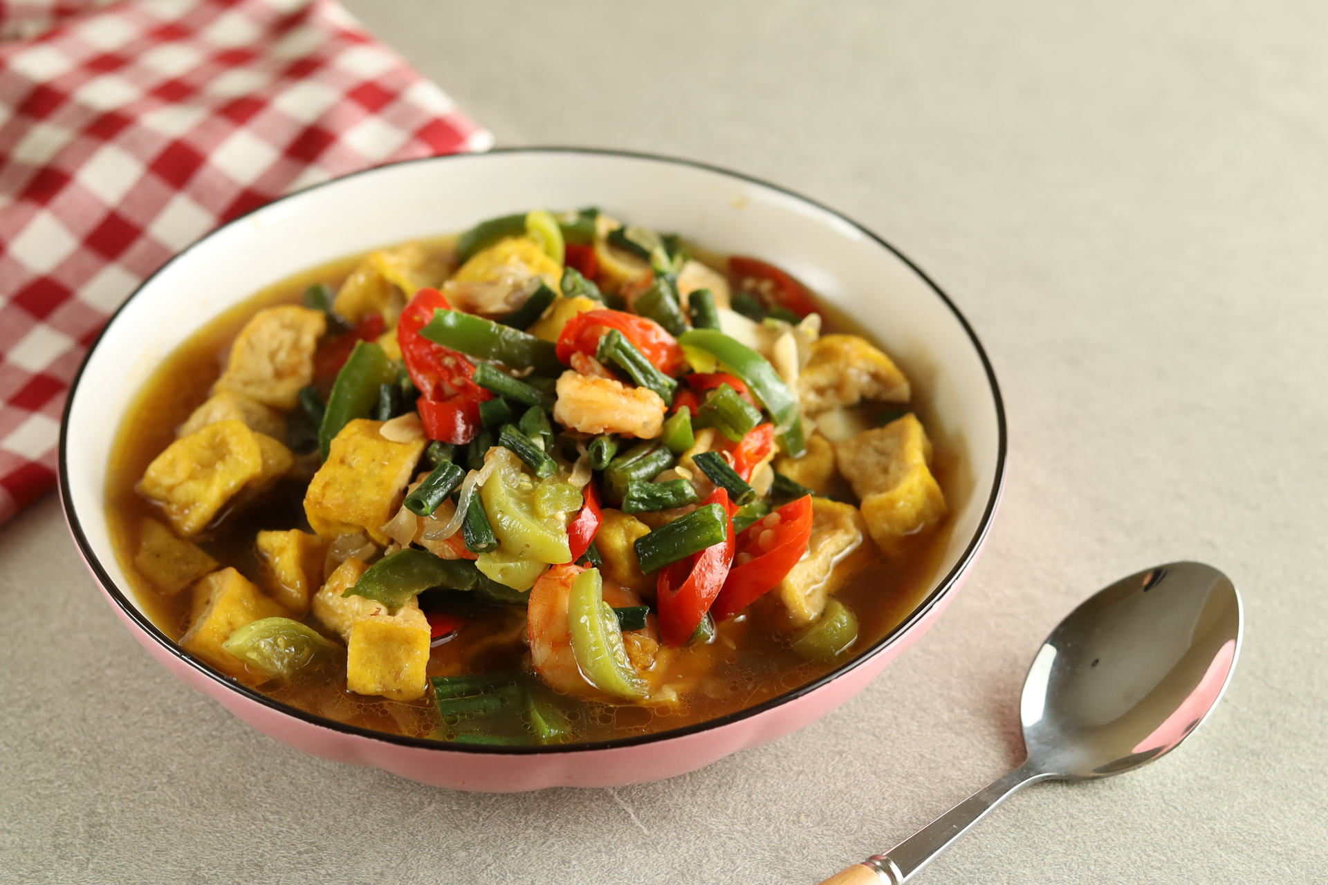 Zesty Filipino Kare-Kare with Banana Hearts and Shrimp Paste