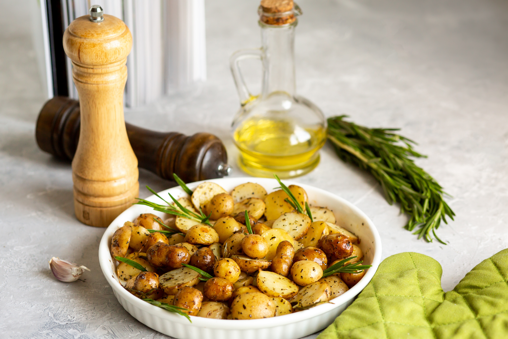 Zesty Greek Lemon Potatoes with Oregano and Garlic
