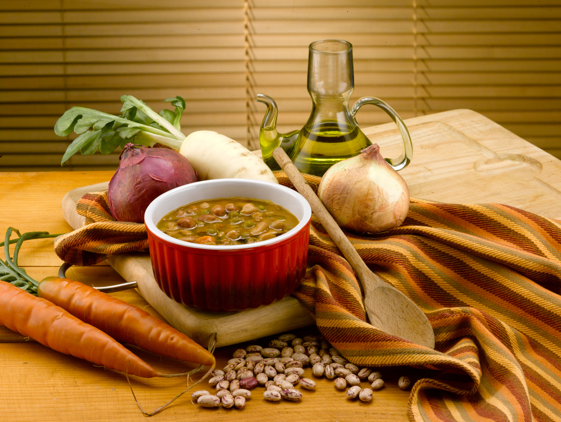 Zesty Haitian Bouillon with Fresh Vegetables and Spices