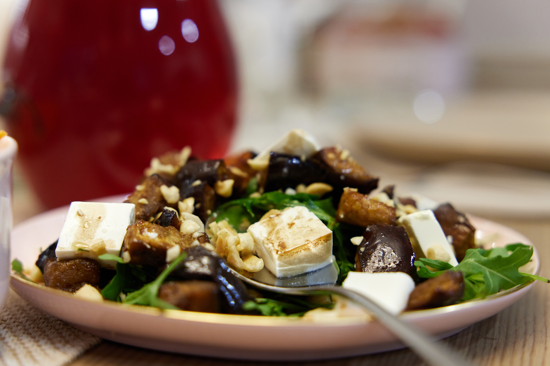 Zesty Italian Caponata with Ricotta Salata and Pine Nuts