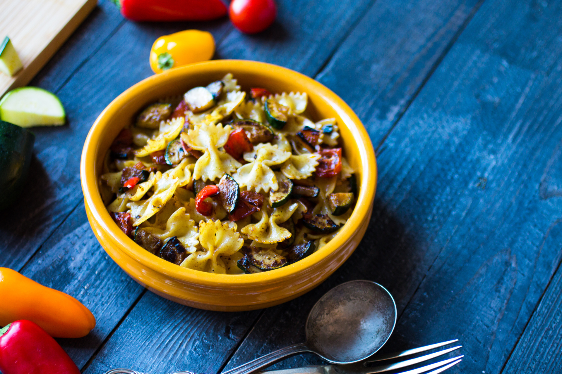 Zesty Italian Caponata with Ricotta Salata and Pine Nuts