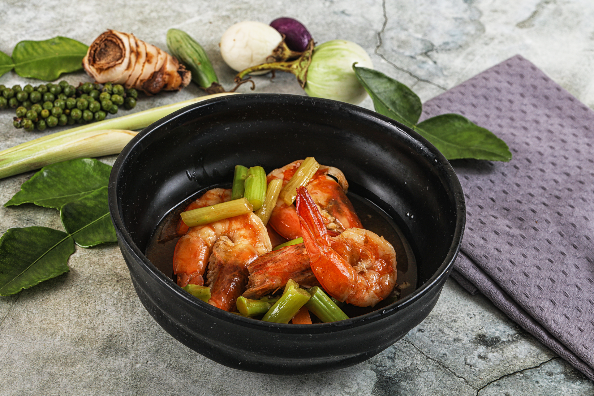 Zesty Korean Gochujang Shrimp Stir-Fry with Snow Peas