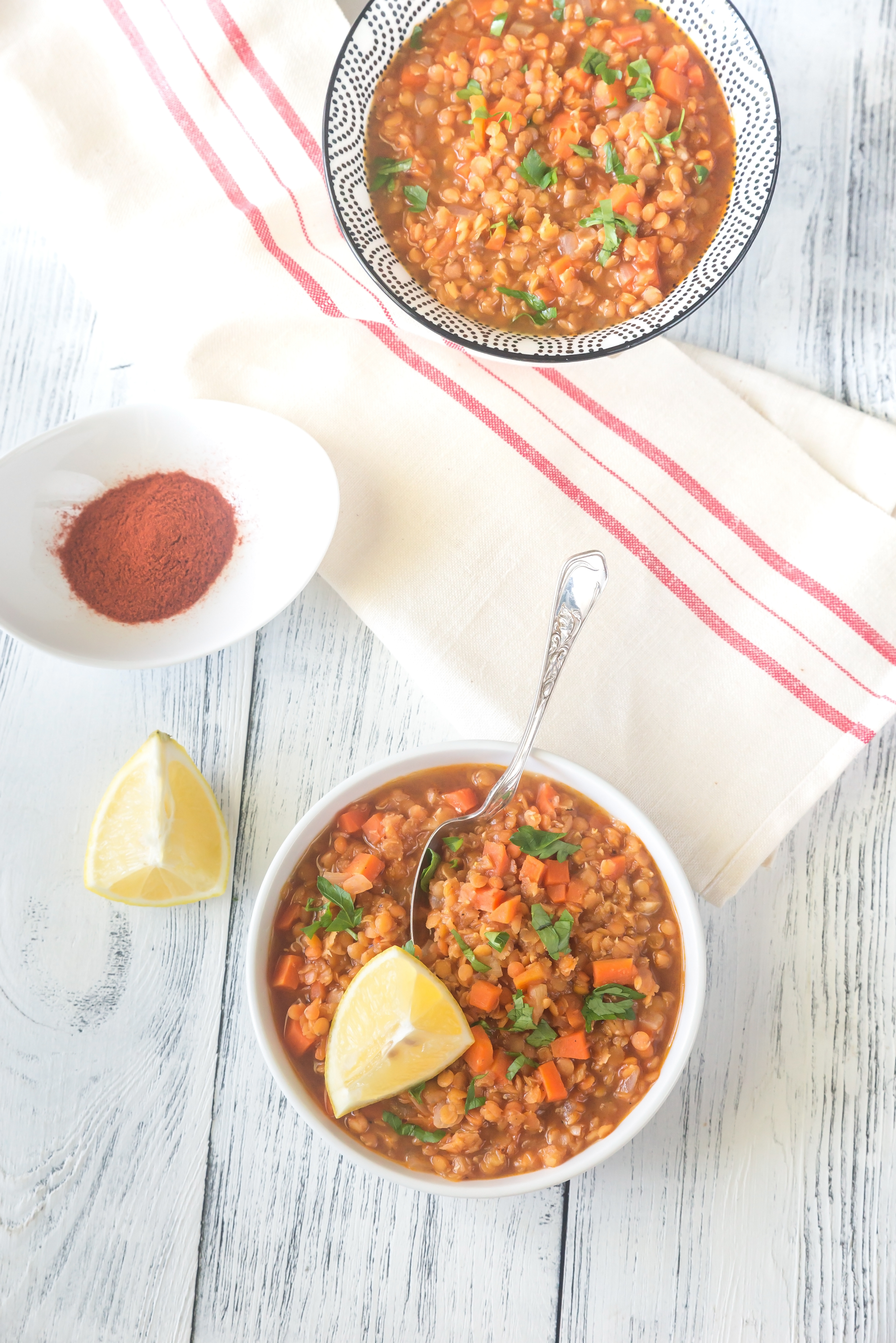 Zesty Moroccan Harira with Chickpeas and Lentils