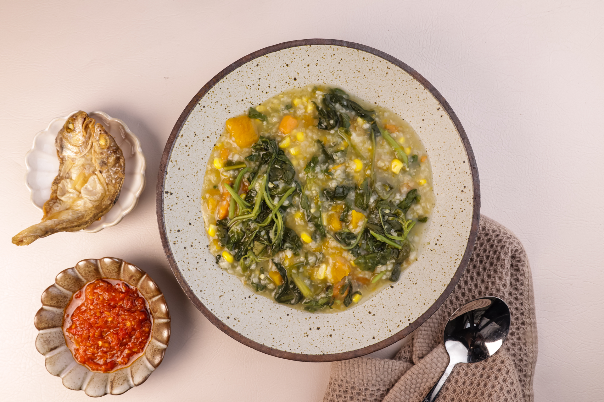 Zesty Moroccan Harira with Lentil Dumplings and Spinach