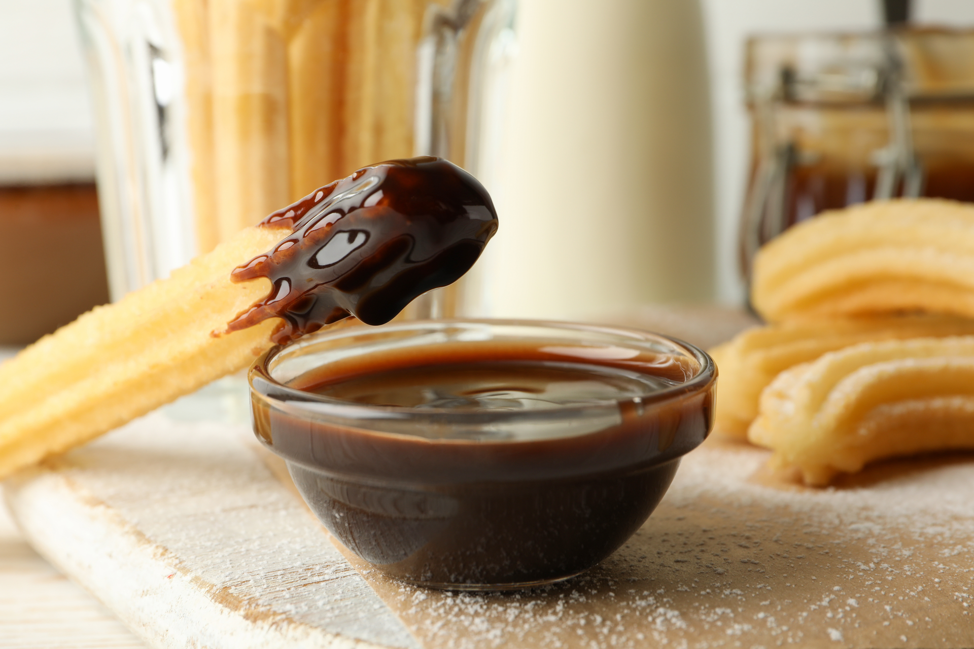 Zesty Spanish Churros with Chocolate Dipping Sauce