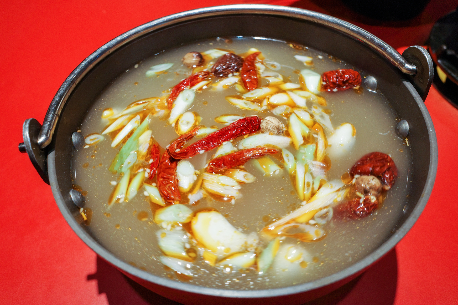Zesty Szechuan Crayfish Hotpot with Ginger-Chili Broth