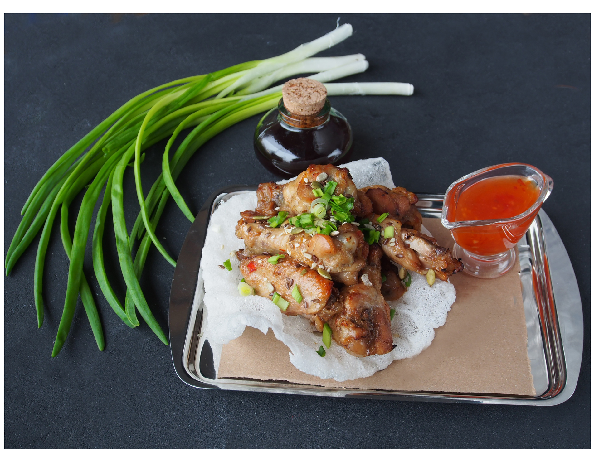 Zesty Vietnamese Nuoc Cham Glazed Chicken Wings