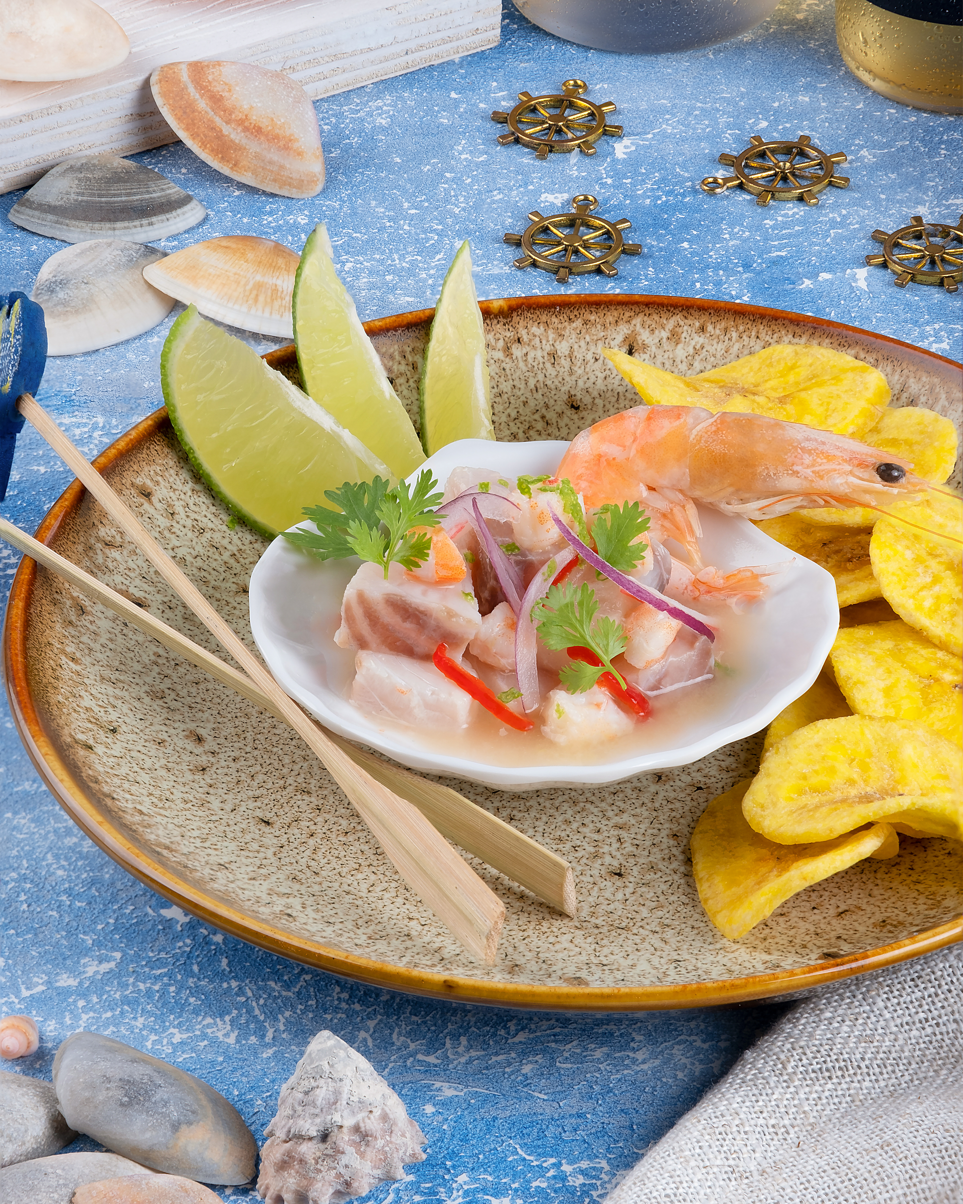 Zingy Peruvian Ceviche with Leche de Tigre